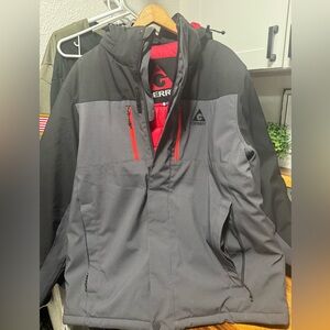 Gerry Weber Men's Black and Gray Jacket XL